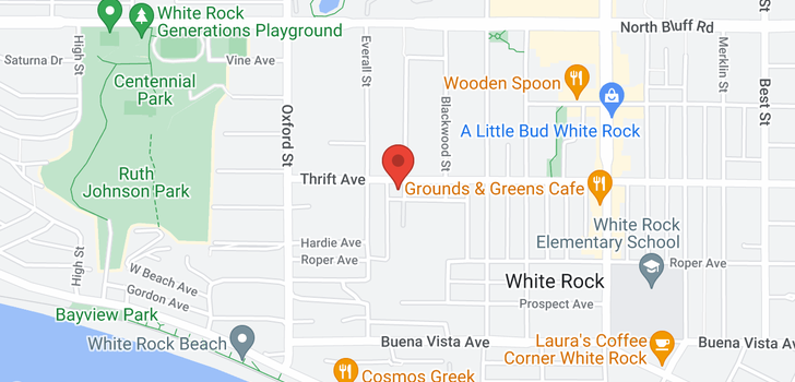 map of 301 14934 THRIFT AVENUE